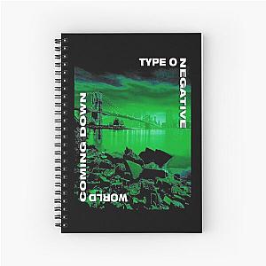 Type O Negative Heavy Metal The Popular Child's Band Has Long Hair To Show The Rock Style That Is Loved By The Audience Spiral Notebook