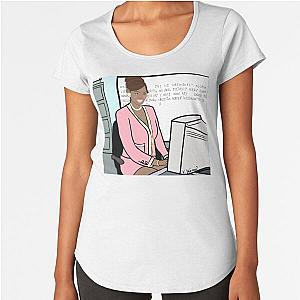 Tyra Banks Life Size Work Scene Meme Scoop T-Shirt