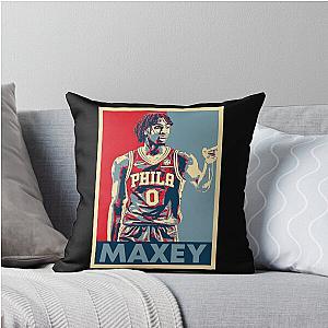 Tyrese Maxey Throw Pillow
