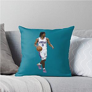 Tyrese Maxey Throw Pillow