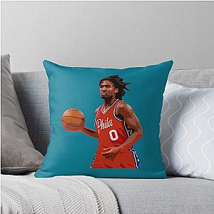 Tyrese Maxey Throw Pillow