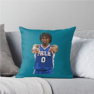 Tyrese Maxey Throw Pillow