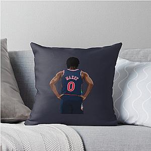 Tyrese Maxey Vector Above Waist Throw Pillow