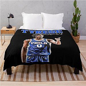 Tyrese Maxey Artwork Blanket