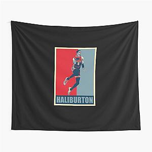 Tyrese Haliburton Layup Tapestry