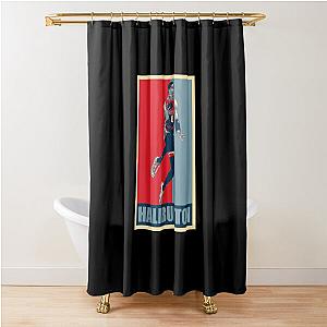 Tyrese Haliburton Layup Shower Curtain