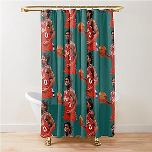 Tyrese Maxey Shower Curtain