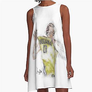 Tyrese Haliburton Blue Line Dress