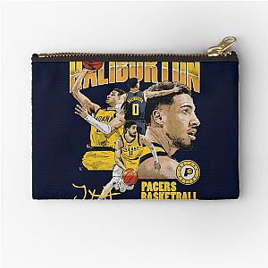 Tyrese Haliburton Pacers Basketball Zipper Pouch