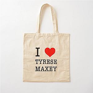I Love Tyrese Maxey Cotton Tote Bag