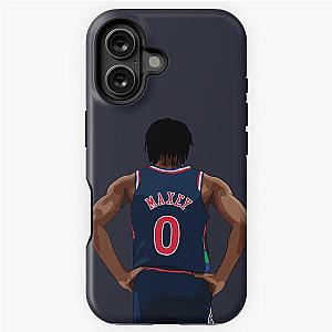 Tyrese Maxey Vector Back Waistent Qiang iPhone Tough Case