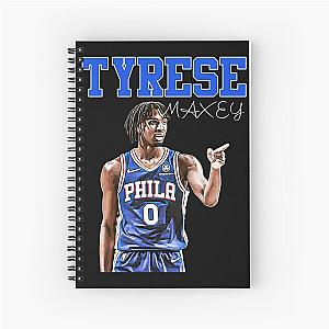 Tyrese Maxey Spiral Notebook