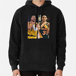 Tyrese Haliburton Reggie Miller Pacers Overrate Choke Meme Fan Art Pullover Hoodie
