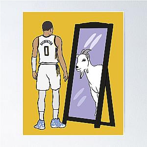 Tyrese Haliburton GOAT Mirror Poster