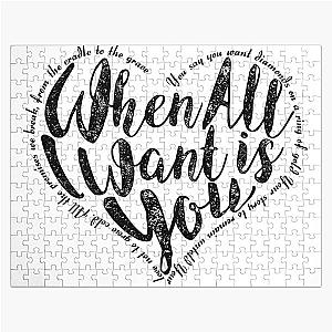 U2 All I Want is You Jigsaw Puzzle