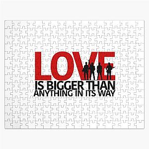 U2 Love is Bigger Than Anything Its Way Jigsaw Puzzle