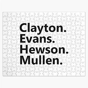 Clayton Evans Hewson Mullen U2 Jigsaw Puzzle