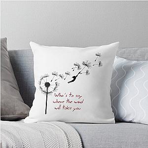 U2 Kite for White Throw Pillow