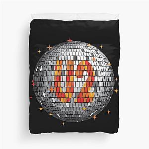U2 Disco Ball Orange Duvet Cover