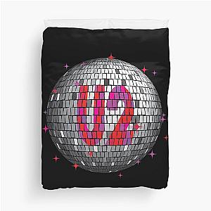 U2 Disco Ball Pink Duvet Cover