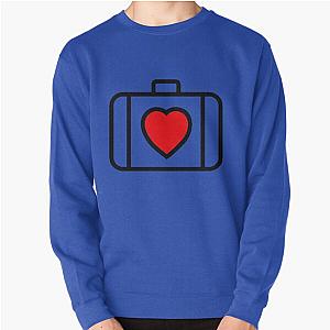 U2 Inspired Red Heart Pullover Sweatshirt