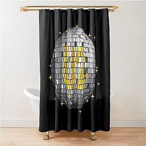 U2 Disco Ball Lemon Shower Curtain