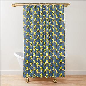 U2 Joshua Tree Gold Shower Curtain