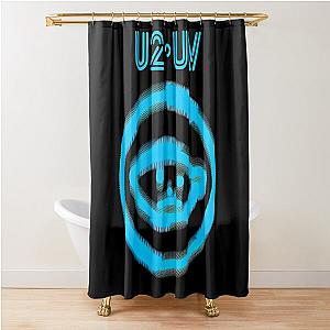 Vintage Funny Face - U2 Rock Shower Curtain