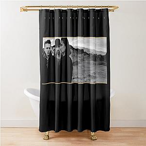 Vintage Funny Girl U2 Rock band Shower Curtain