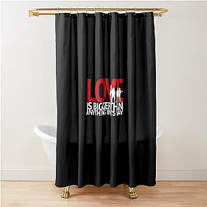 U2 Love Is Bigger Than Anything In Way Shower Curtain