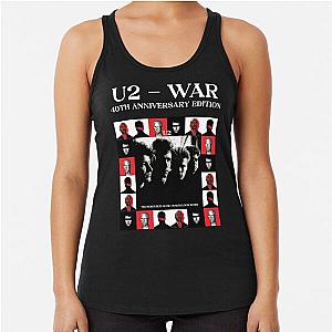 Vintage Funny Face U2 Rockband Racerback Tank Top