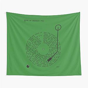 With or Without You U2 Lyrics Poster
