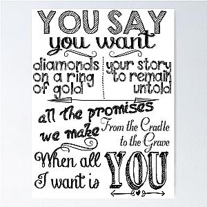 U2 All I Want Is You Poster