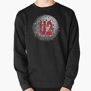 U2 Disco Ball Red Pullover Sweatshirt