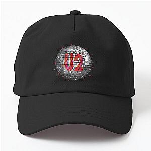 U2 Disco Ball Red Dad Hat