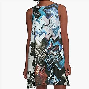 U2 - Achtung baby Waves A-Line Dress