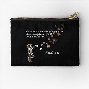U2 October Dark Color Zipper Pouch