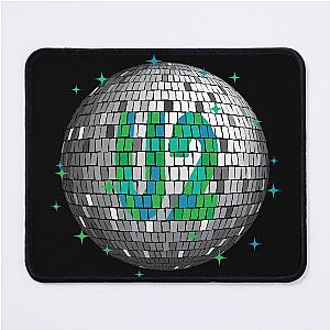 U2 Disco Ball Green Mouse Pad