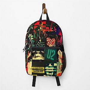 Vintage Funny Face U2 Rock Band Backpack