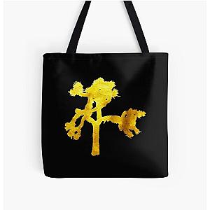 U2 Joshua Tree Gold Print Tote Bag