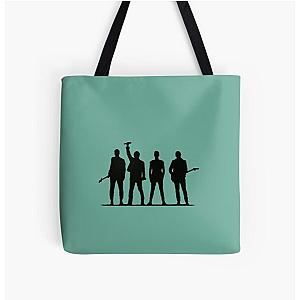 U2 silhouette The Joshua Tree Tour Tote Bag