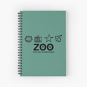 U2 Zoo TV Spiral Notebook