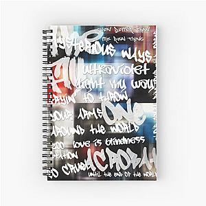 U2 Achtung Baby Graffiti Notebook