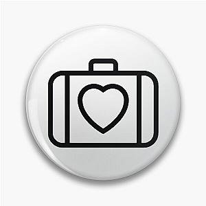 U2 - Heart Suitcase Walk On (black) Pin