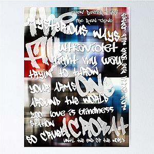 U2 Achtung Baby Graffiti Poster