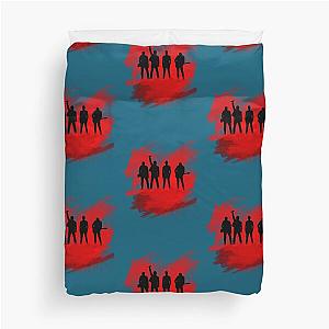 U2 Paint Silhouette Duvet Cover