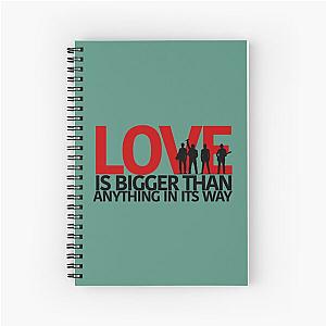 U2 Love Is Bigger Than Anything In Its Way    Spiral Notebook