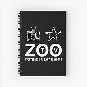 U2 ZOO TV BY ABEL 2017   Spiral Notebook