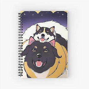 A cute ukiyo dog  Spiral Notebook