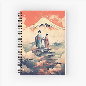 Ukiyo-e art Spiral Notebook